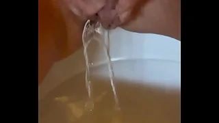 Just peeing bust
